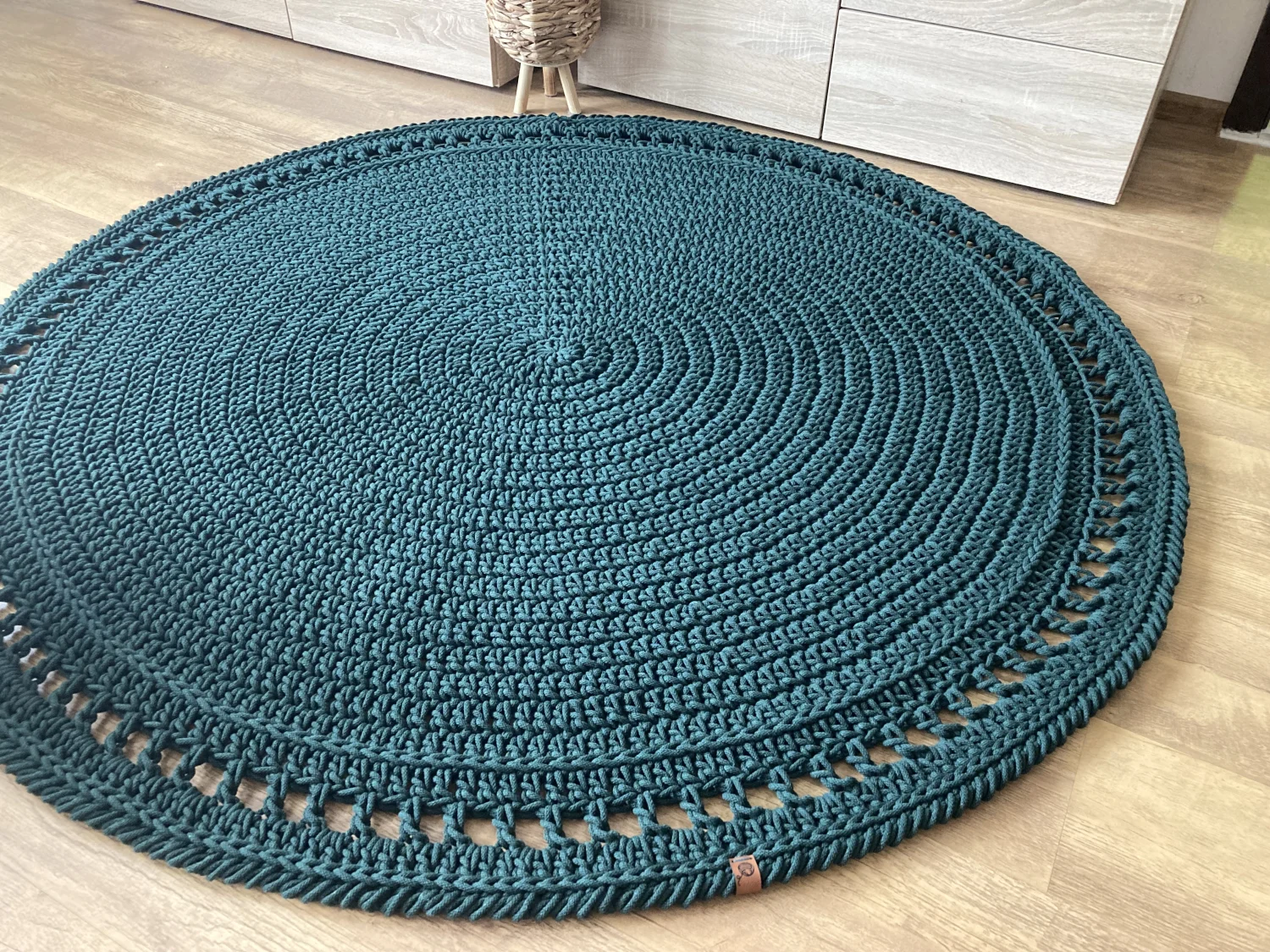 BOHO — okrągły dywanik ze sznurka