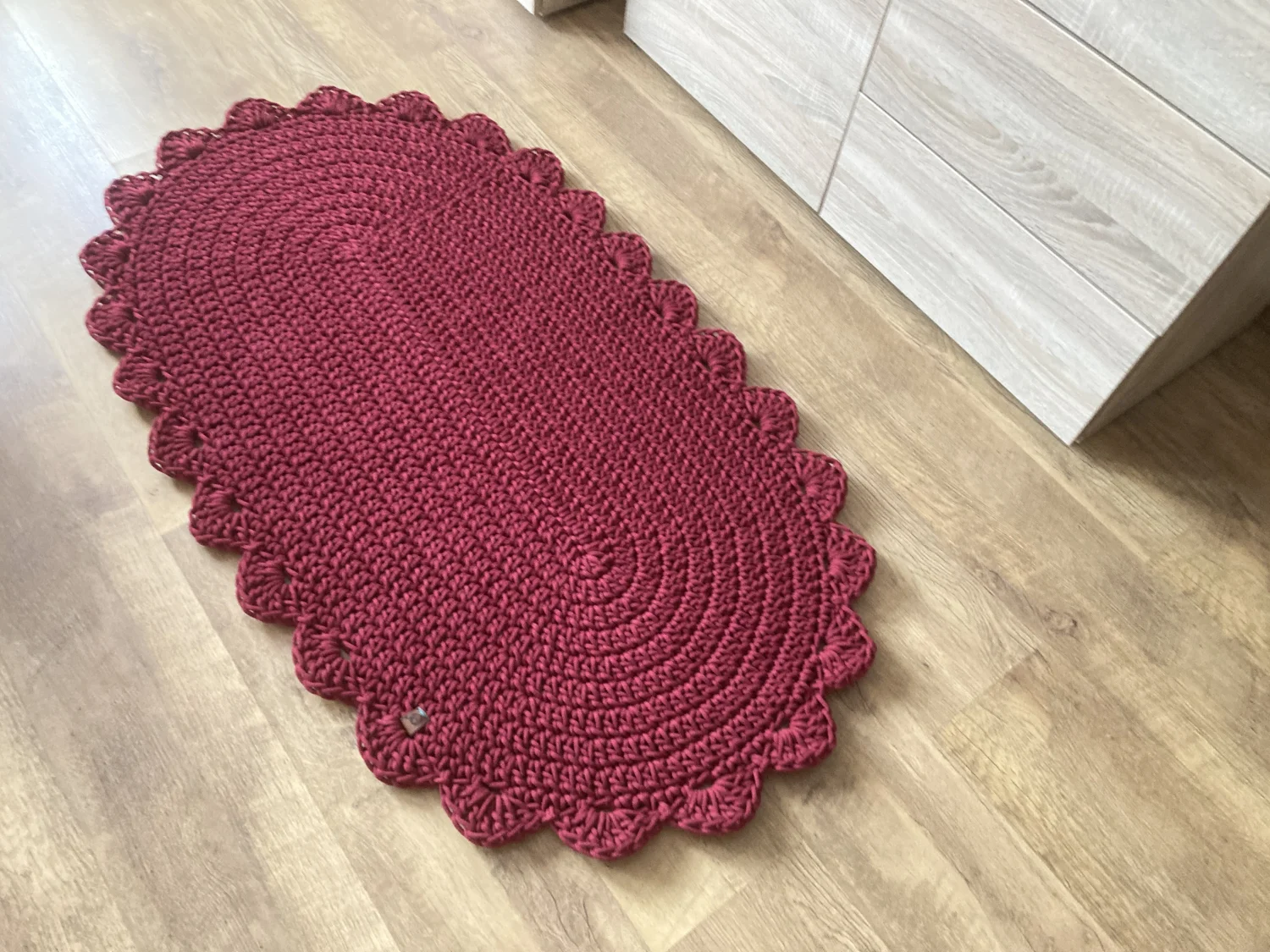 Dywanik MONTEFIORE ze sznurka bawełnianego — handmade