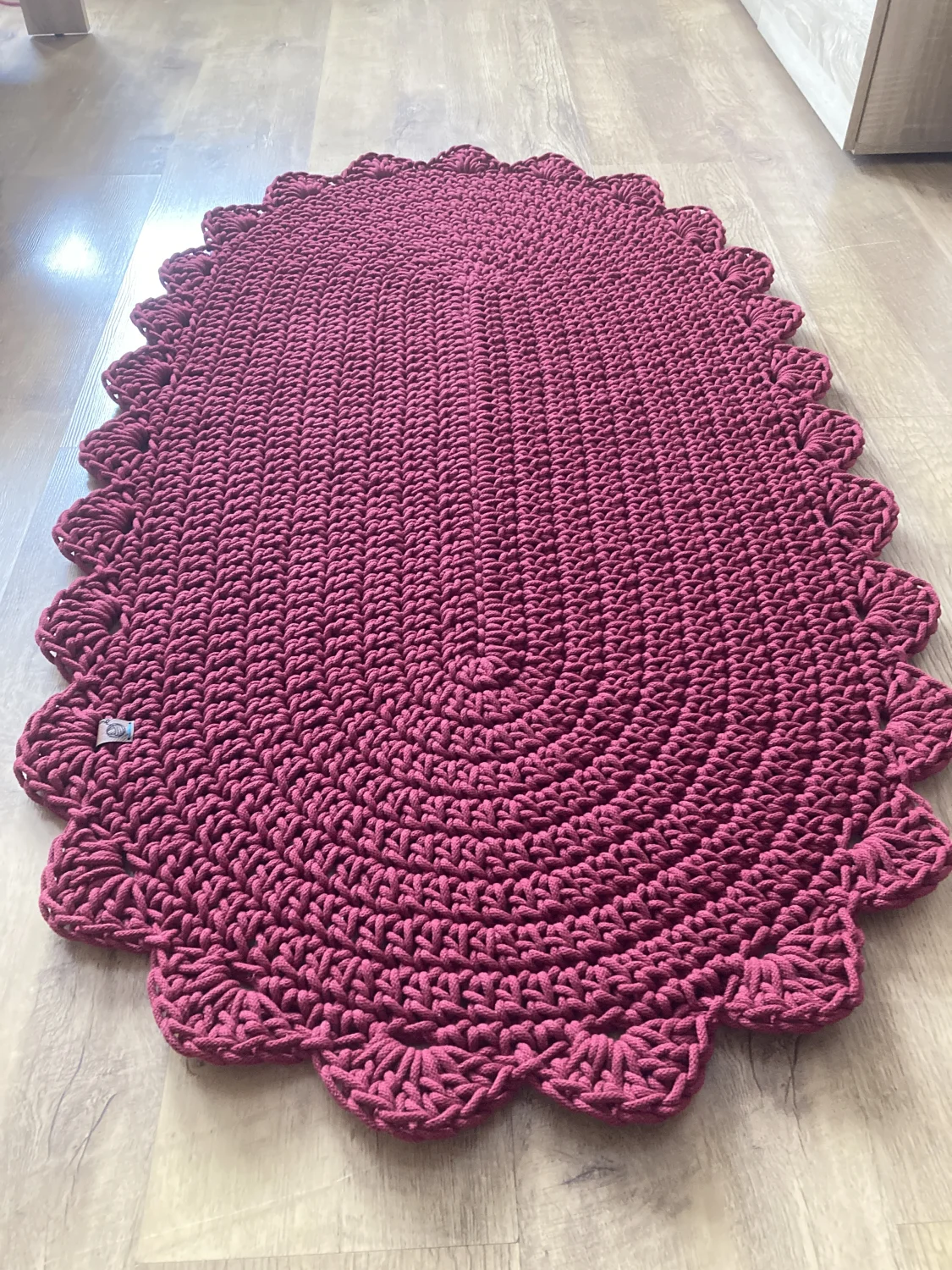 Dywanik MONTEFIORE ze sznurka bawełnianego — handmade