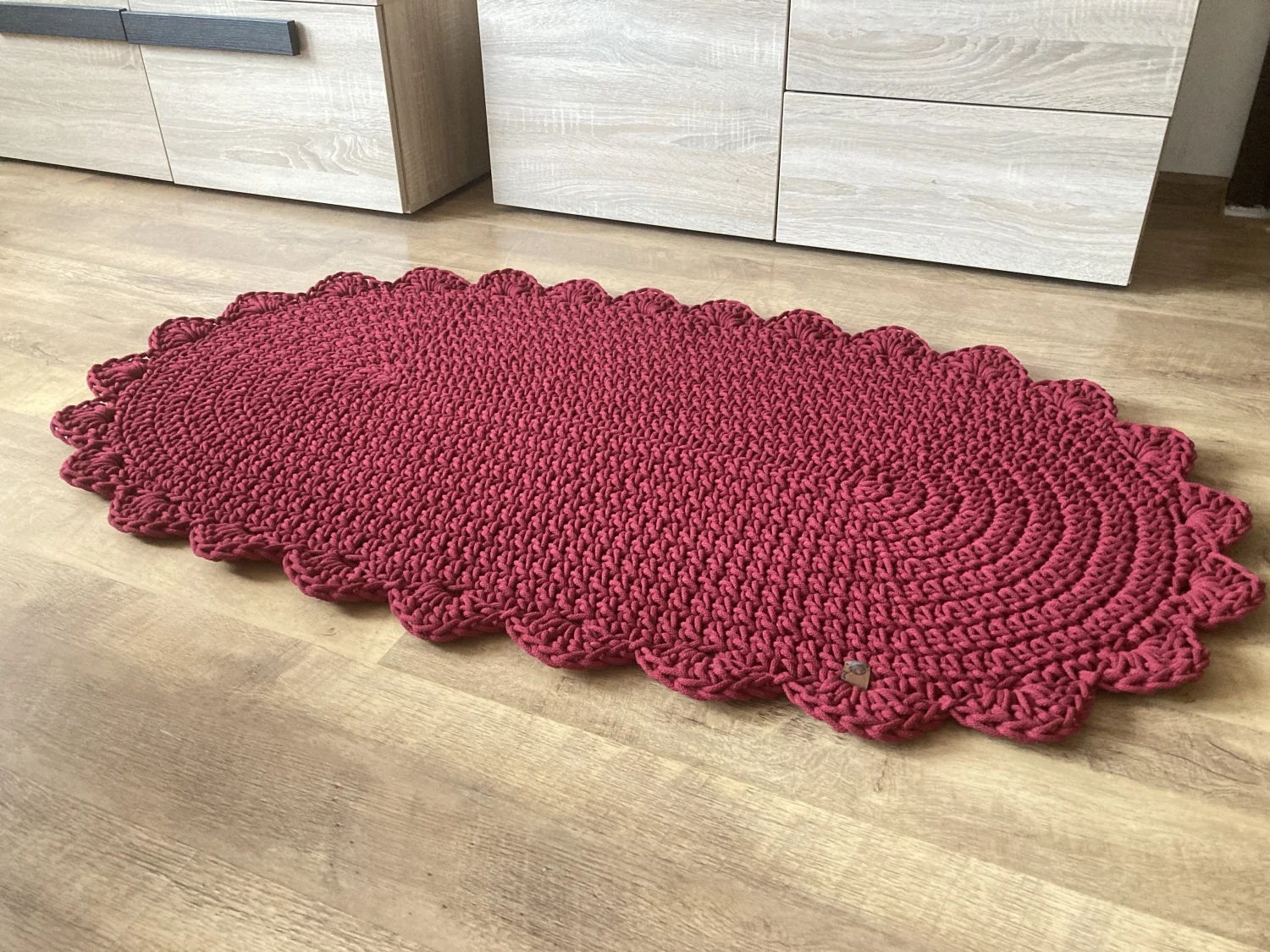 Dywanik MONTEFIORE ze sznurka bawełnianego — handmade