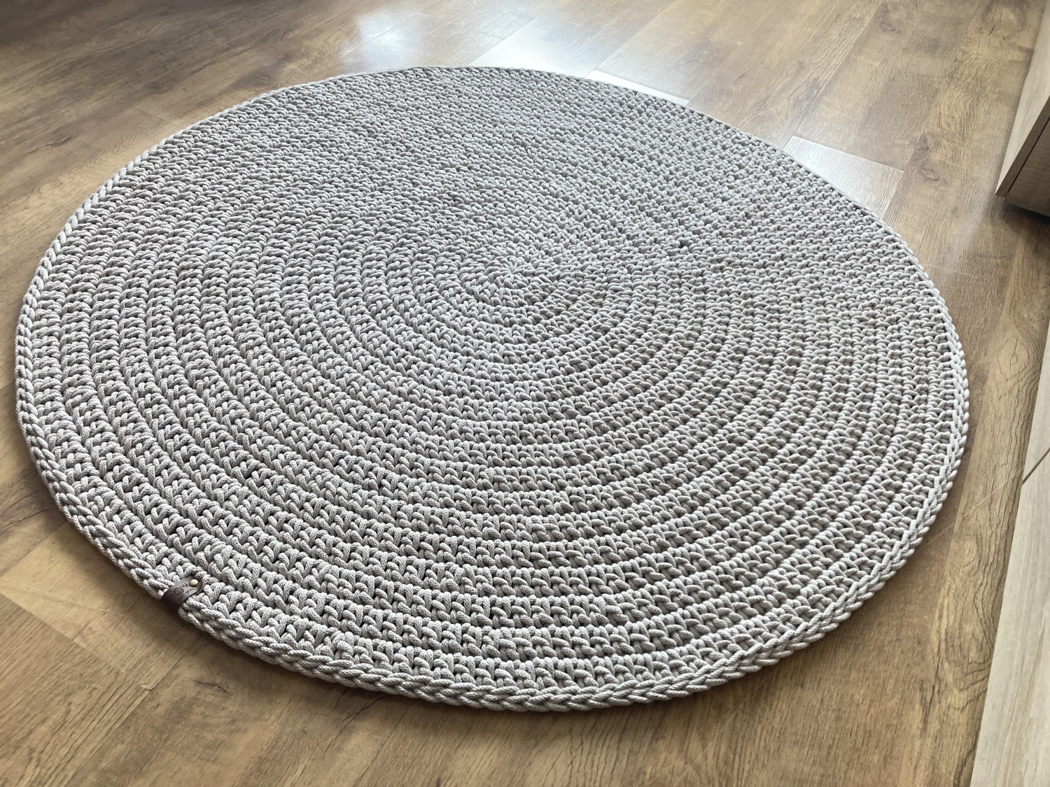 Dywanik OMNIA – LEN, 120 cm (gotowy do wysyłki)