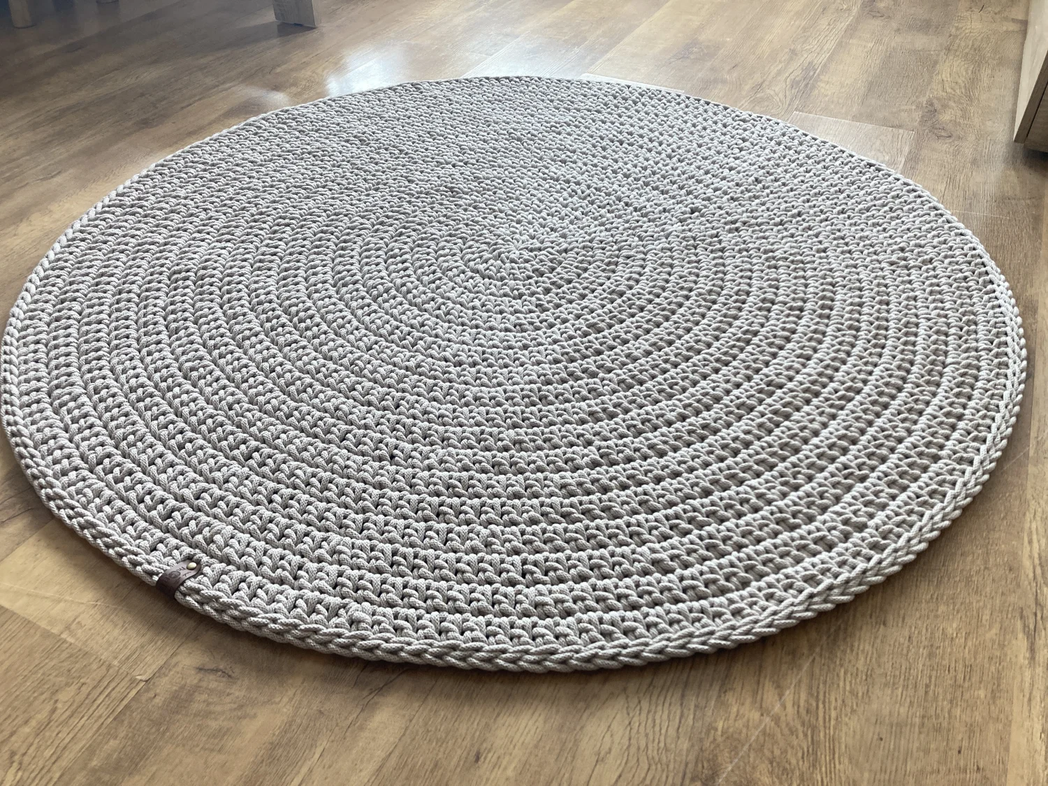 Dywanik OMNIA – LEN, 120 cm (gotowy do wysyłki)