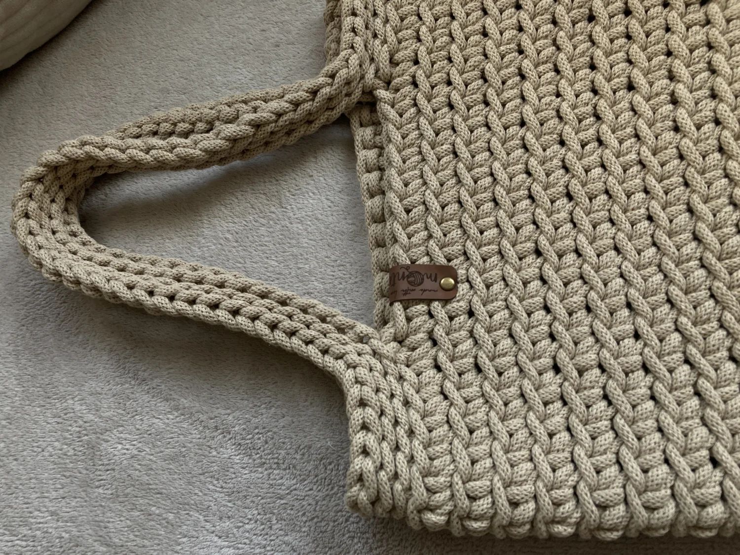 MY BAG — torebka shopper ze sznurka