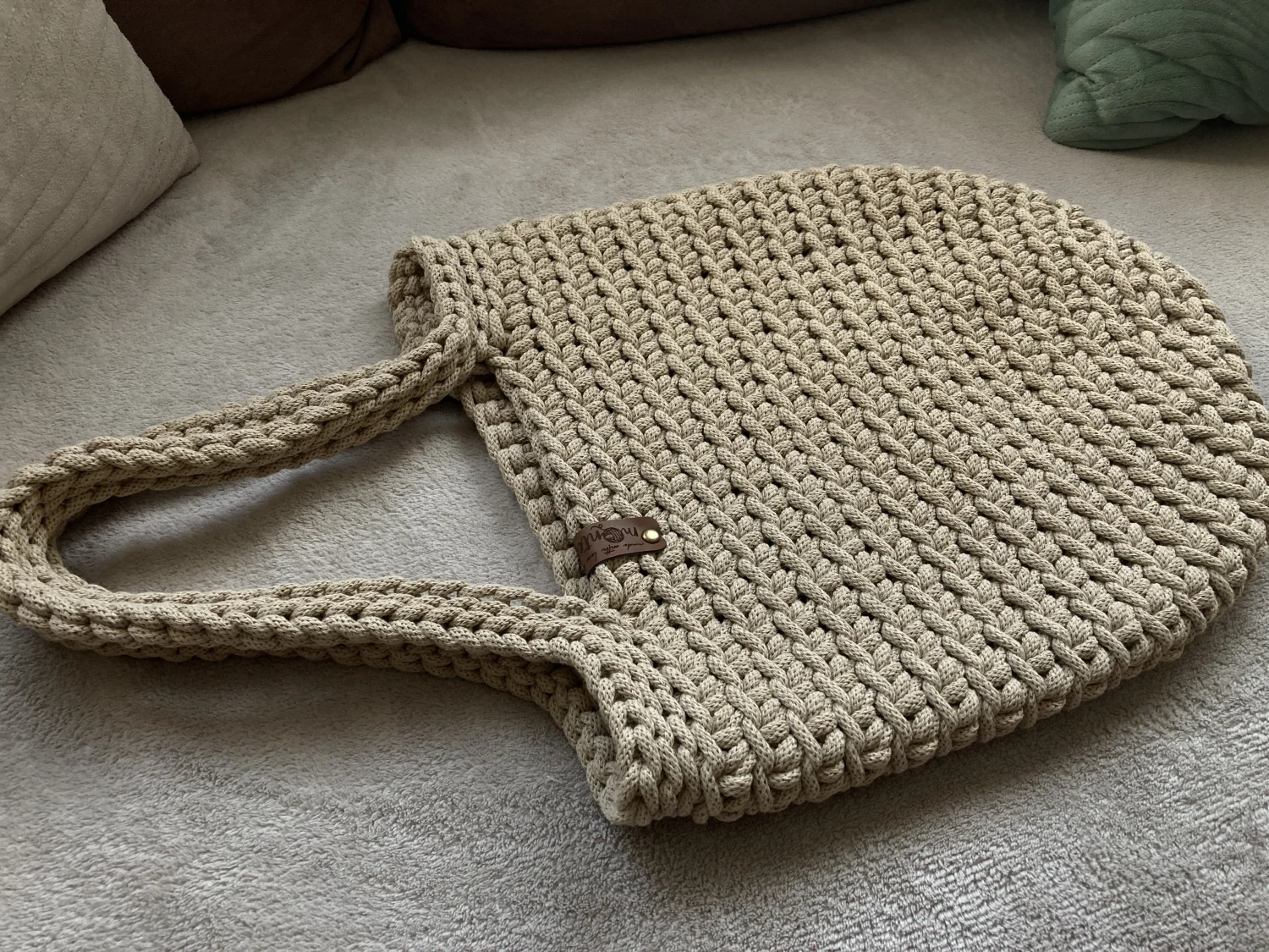 MY BAG — torebka shopper ze sznurka