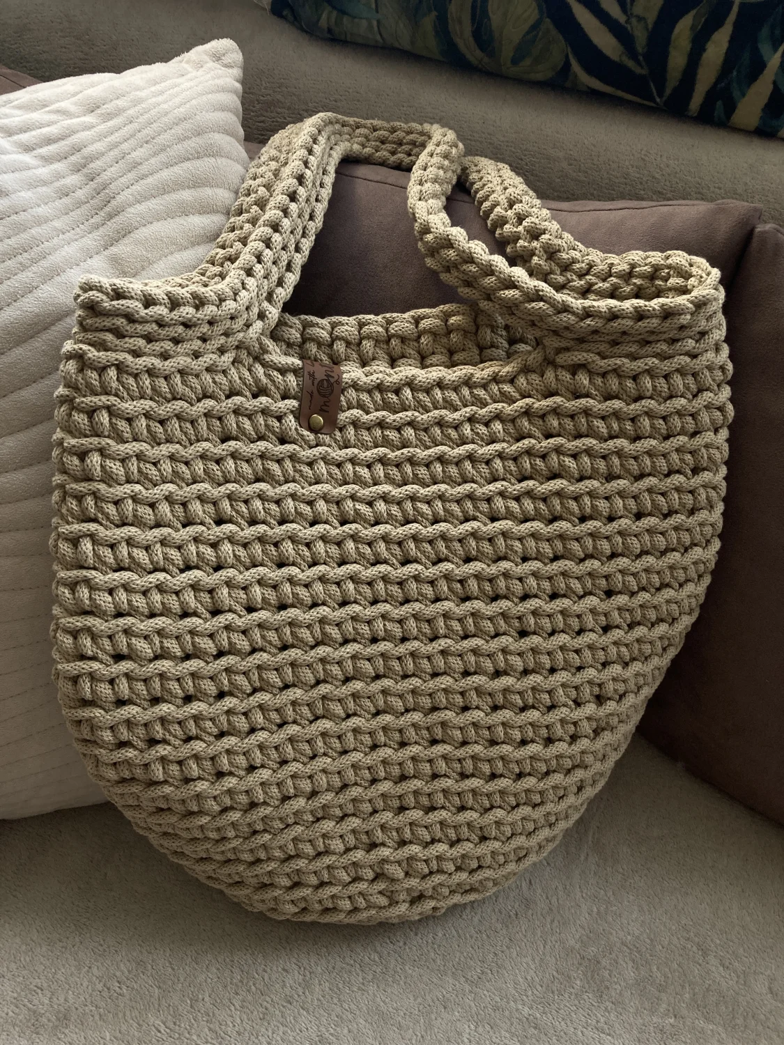 MY BAG — torebka shopper ze sznurka