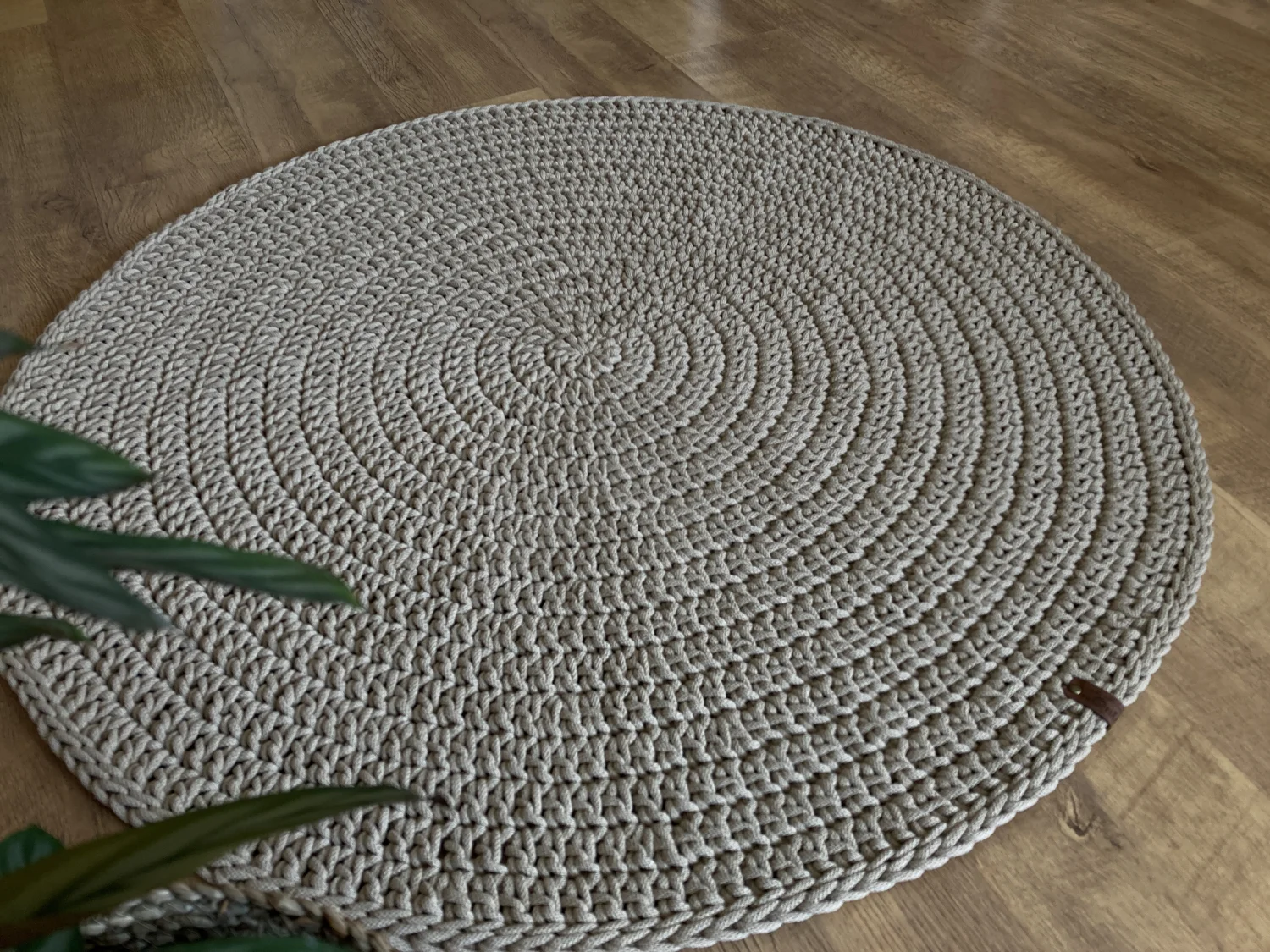 OMNIA — okrągły dywan ze sznurka bawełnianego
