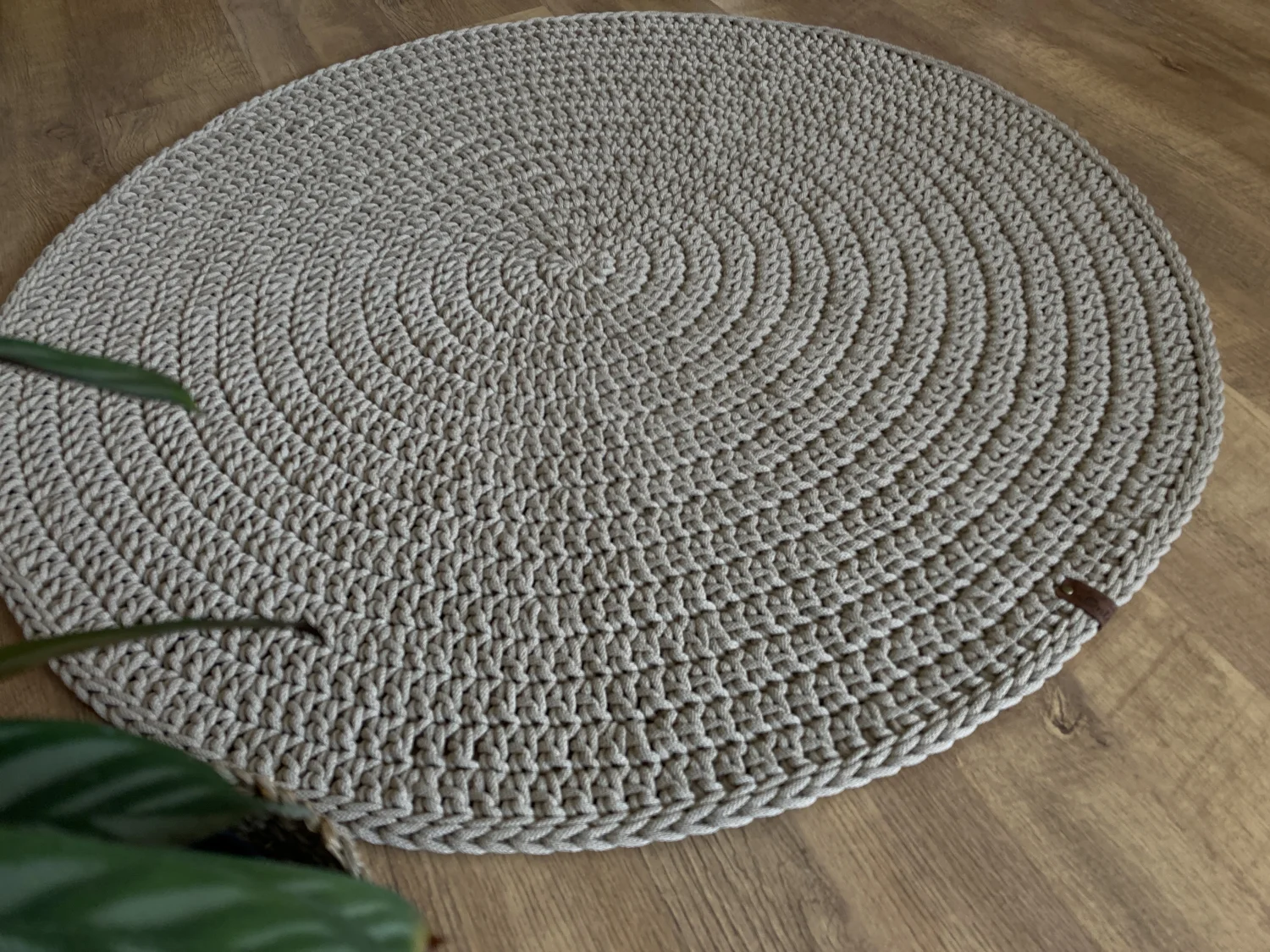 OMNIA — okrągły dywan ze sznurka bawełnianego